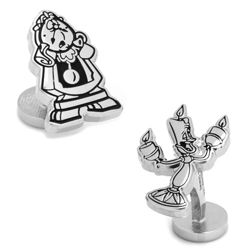 Cogsworth and Lumiere Cufflinks