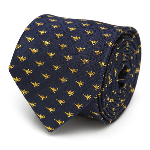 Lamp Scattered Navy Men's Tie