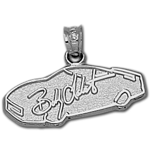 #18 NASCAR Driver Signature Car Sterling Silver Pendant