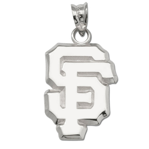 San Francisco Giants "SF" Silver Medium Pendant