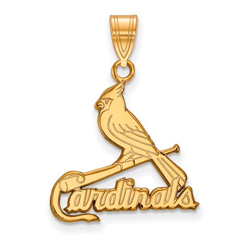 SS w/GP MLB  St. Louis Cardinals Large Logo Pendant