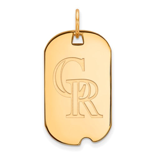 SS GP  Colorado Rockies Small Dog Tag