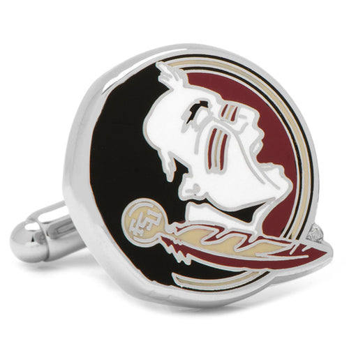 Florida State Seminole Head Cufflinks