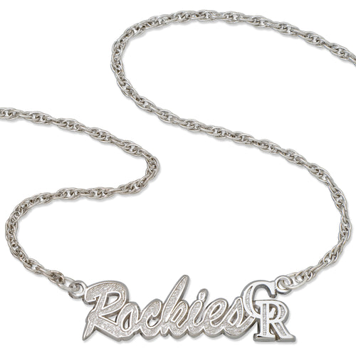 S/S COLORADO ROCKIES SCRIPT NECKLACE