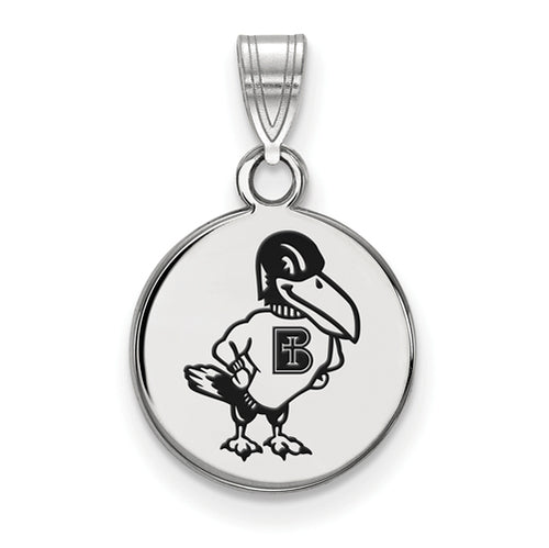 SS Benedictine College Small Enameled Disc Pendant