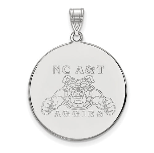 SS North Carolina A&T XL Disc Pendant