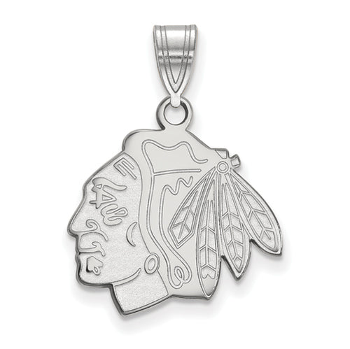 SS NHL Chicago Blackhawks Medium Logo Pendant