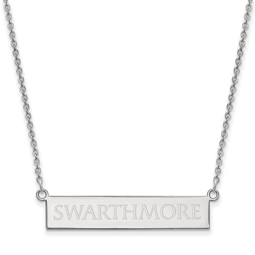 SS Swarthmore College Small Bar Necklace