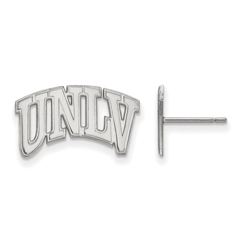 10kw University of Nevada Las Vegas Small Post UNLV Earrings
