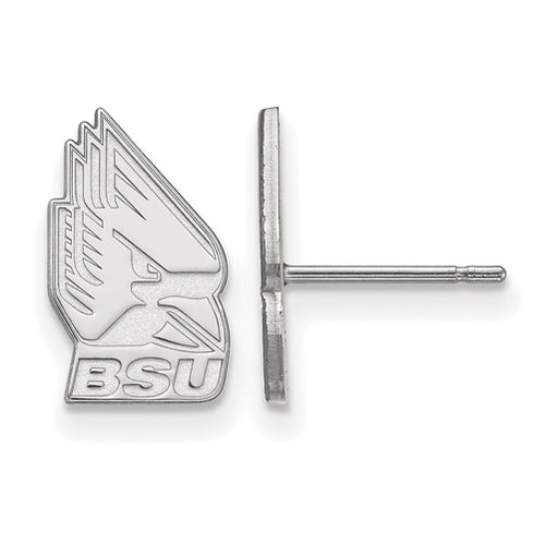 SS Ball State University Small Post Earrings