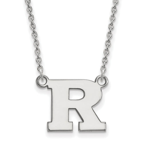 14kw Rutgers Small Pendant w/Necklace