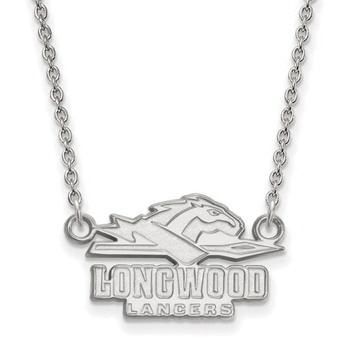 SS Longwood University Small Pendant w/Necklace