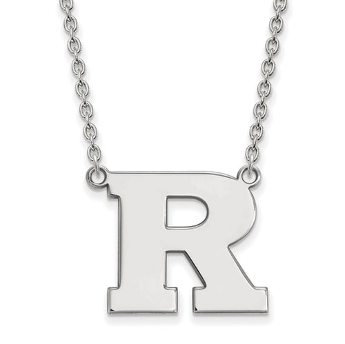 10kw Rutgers Large Pendant w/Necklace