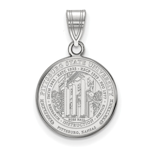 SS Pittsburg State University Medium Crest Pendant