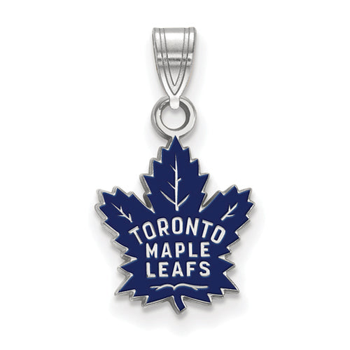 SS NHL Toronto Maple Leafs Small Enamel Pendant