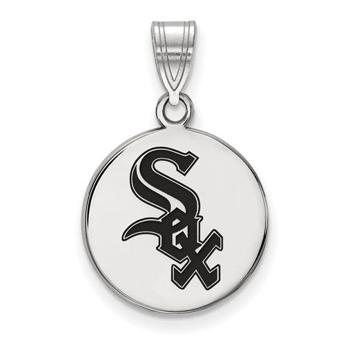 SS MLB  Chicago White Sox Medium Enamel Disc Pendant