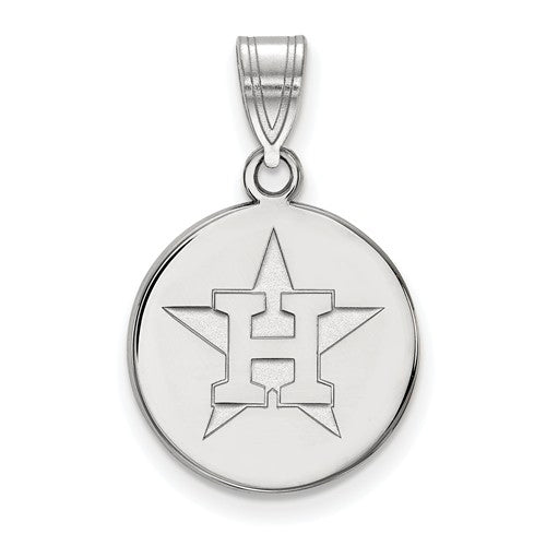 SS MLB  Houston Astros Medium Disc Alternate Logo Pendant