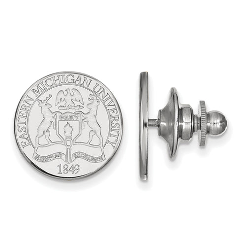 SS Eastern Michigan University Crest Lapel Pin