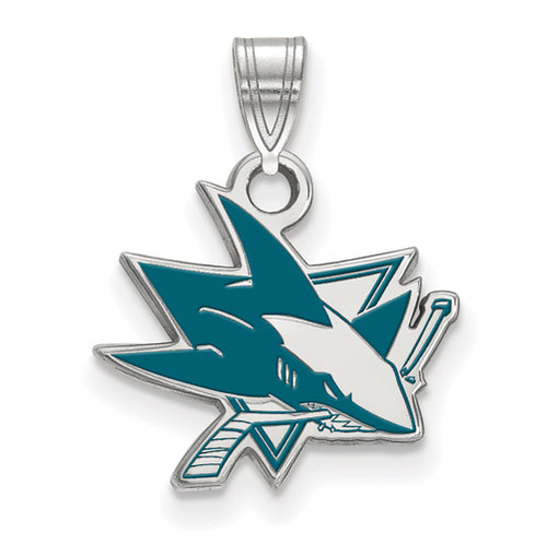 SS NHL San Jose Sharks Small Enamel Pendant