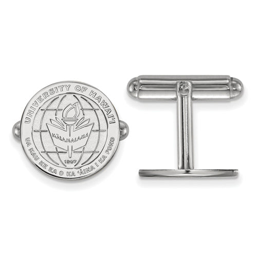 SS The University of Hawaii Crest Cuff Link