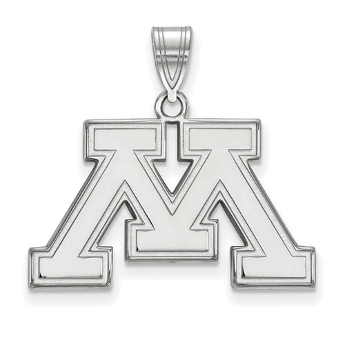 SS University of Minnesota Medium Inset Logo Pendant