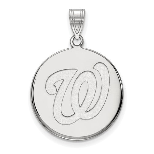 SS MLB  Washington Nationals Large Disc Pendant