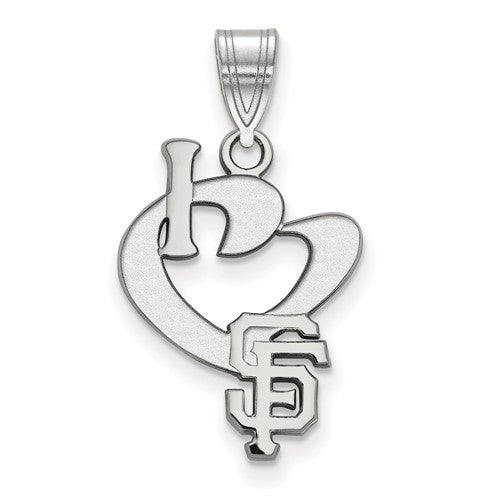 SS MLB  San Francisco Giants Large I Love Logo Pendant