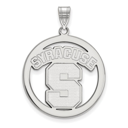 SS Syracuse University XL Pendant in Circle