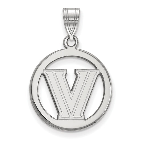 SS Villanova University Small Pendant in Circle