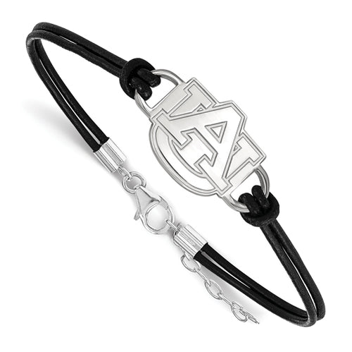 SS Auburn University Medium Center Leather Bracelet