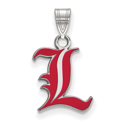 SS University of Louisville Small Enamel Pendant