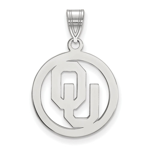 SS University of Oklahoma Med Pendant in Circle