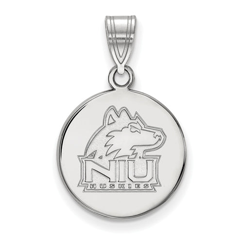 SS Northern Illinois U Medium Husky Disc Pendant