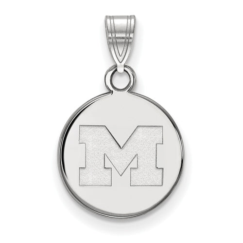 SS University of Michigan Small Disc Pendant