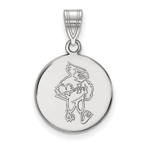 SS Iowa State University Medium "Cy the Cardinal" Pendant