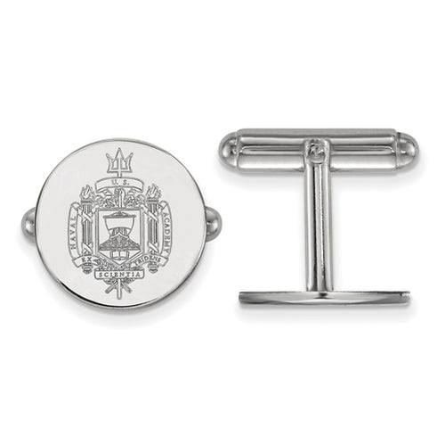 SS Navy Crest Cuff Links