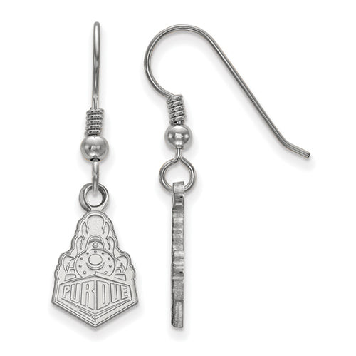 SS Purdue Small Train Logo Dangle Earrings