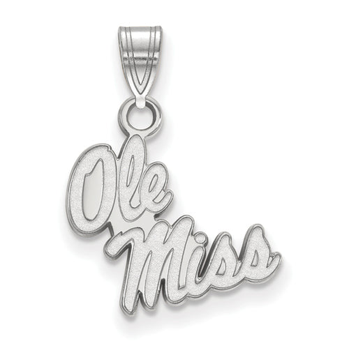 10kw University  of Mississippi Small Script Ole Miss Pendant