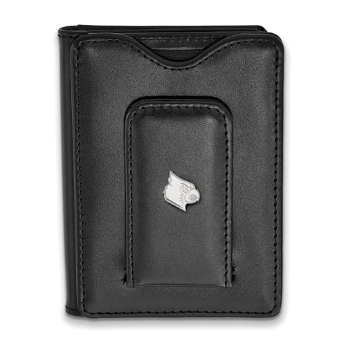 SS University of Louisville Black Leather Money Clip