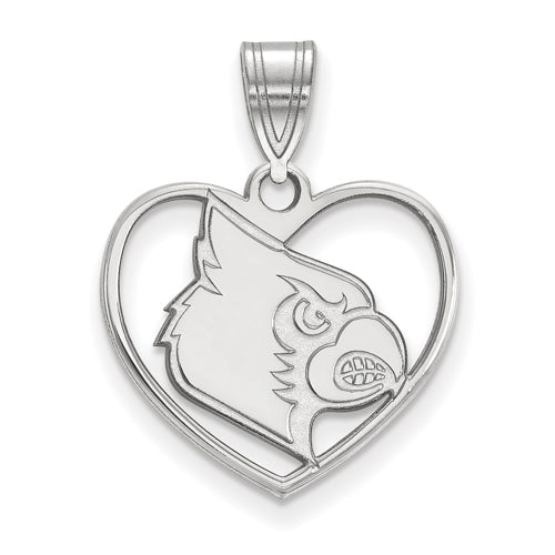 SS University of Louisville Pendant in Heart