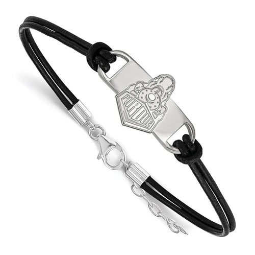 SS Purdue Small Center Leather Bracelet