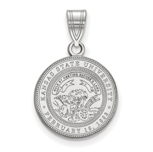 SS Kansas State University Medium Crest Pendant