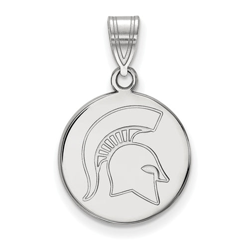 SS Michigan State University Medium Disc Spartan Pendant