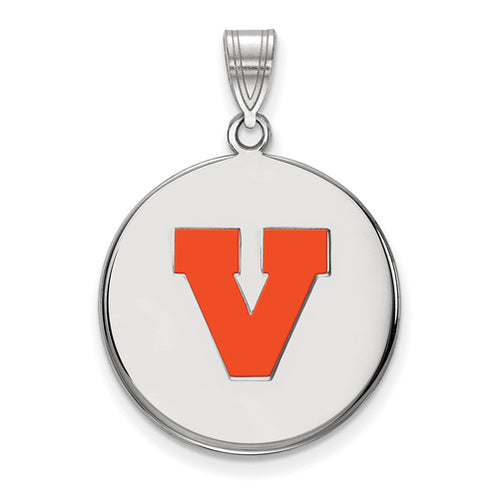 SS University of Virginia Large Enamel Disc Pendant