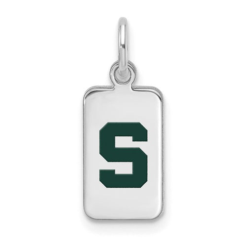 SS Michigan State University Enamel Tag Pendan