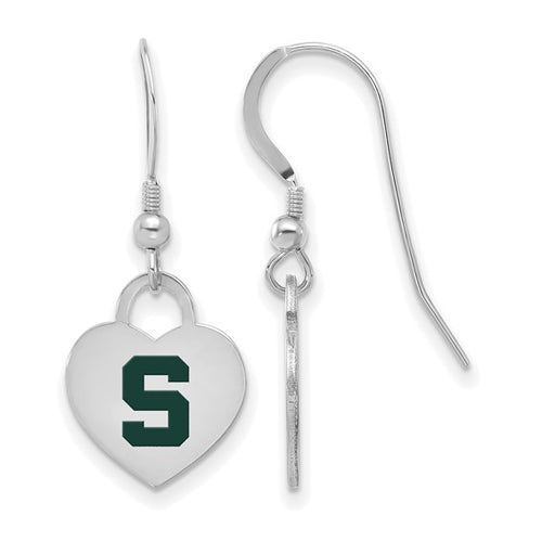 SS Michigan State University Enamel Heart Dang