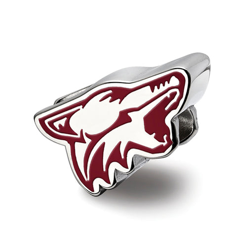 SS NHL Arizona Coyotes  Enameled Logo Bead