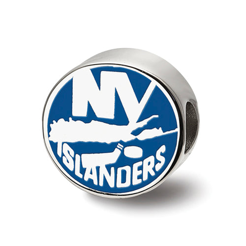 SS NHL New York Islanders Enameled Logo Bead