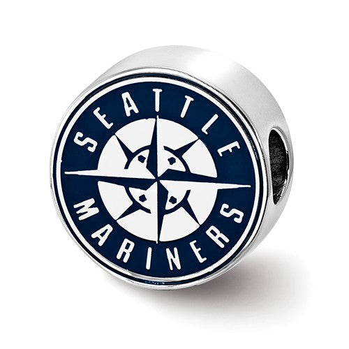 SS Seattle Mariners Enameled Bead