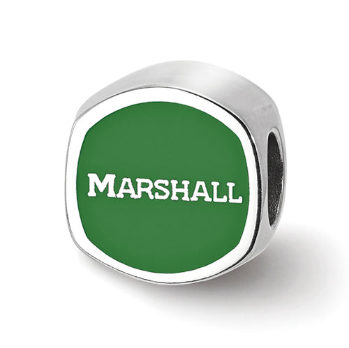 SS Marshall U Primary M w/Head Cushion shaped double logo bead